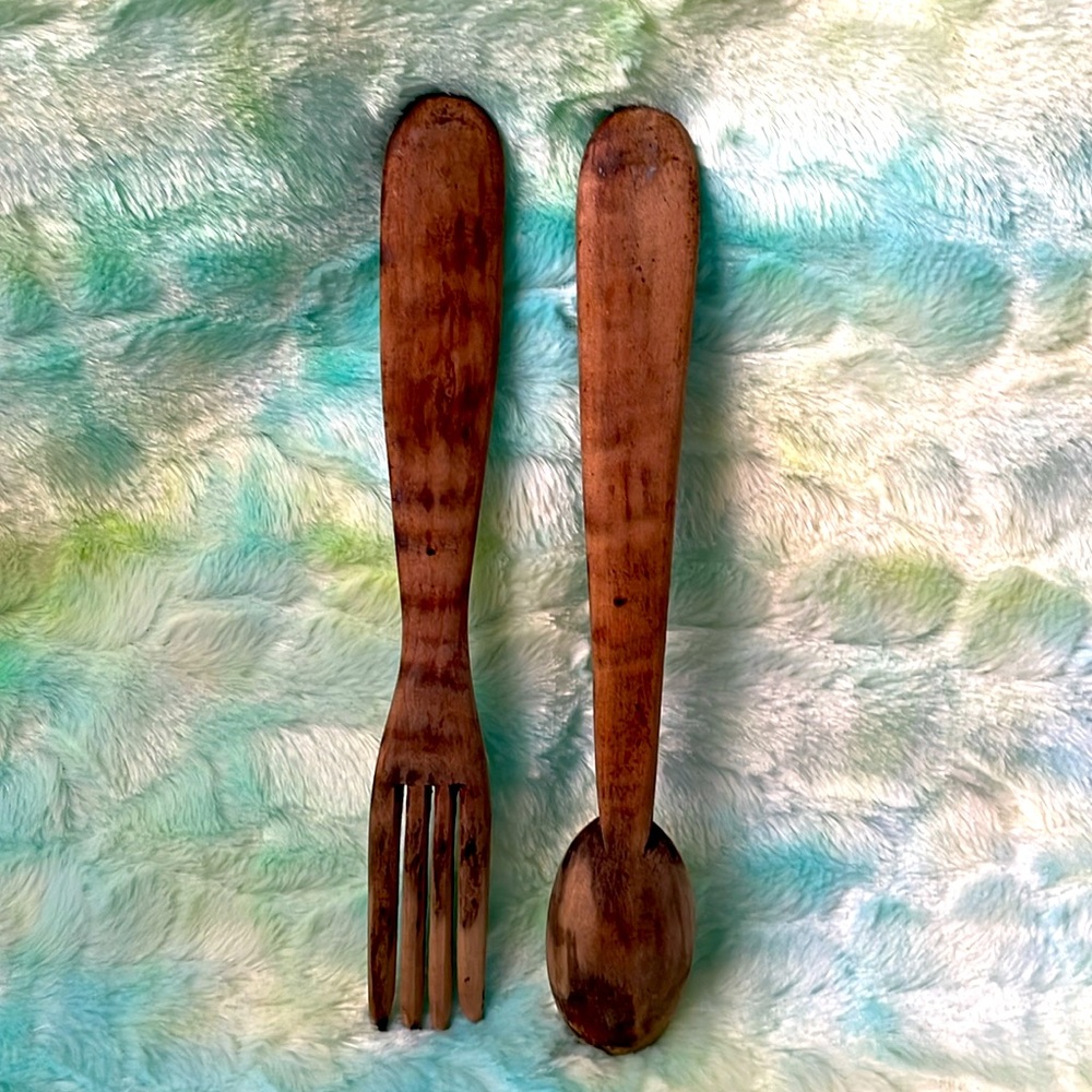Vintage 1980’s Salad utensils from Germany - Picture 2 of 4